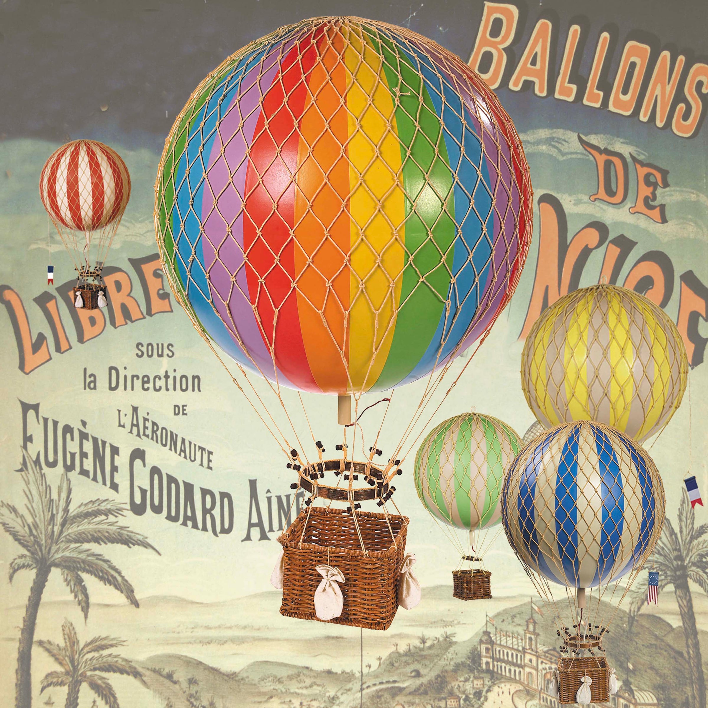 BALLOONS & BABY MOBILE