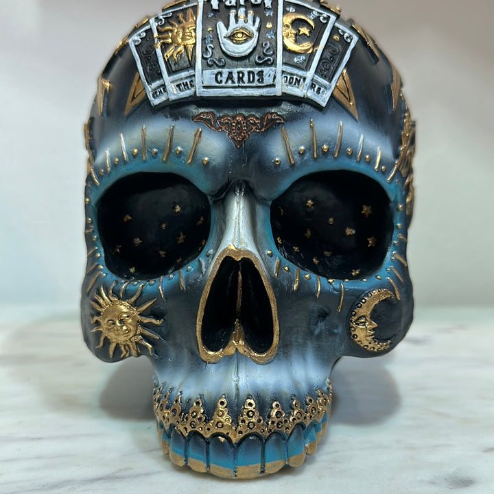 Palmistry Skull, Decorative Skull, 18 cm