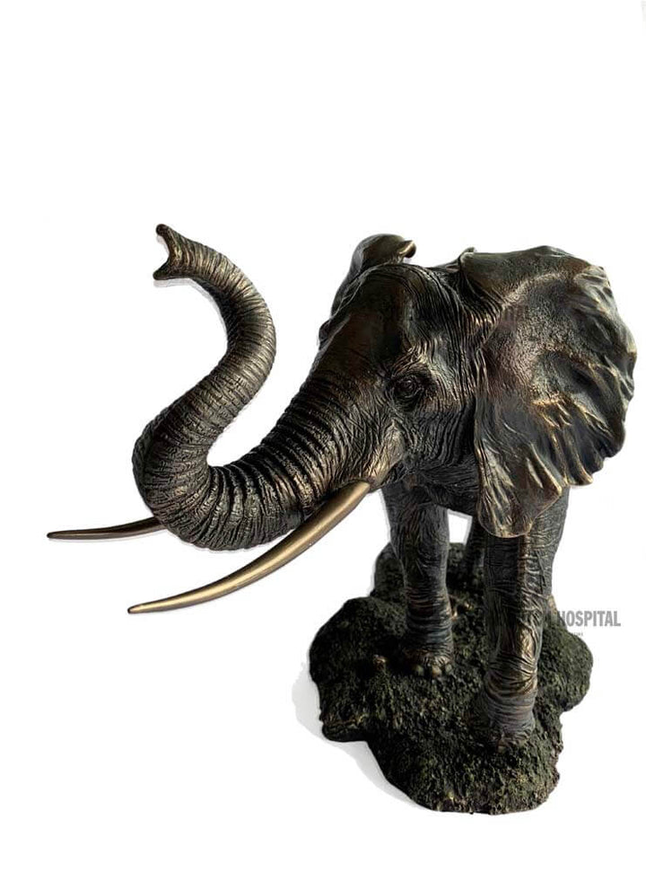 Bronze colour elephant statue 