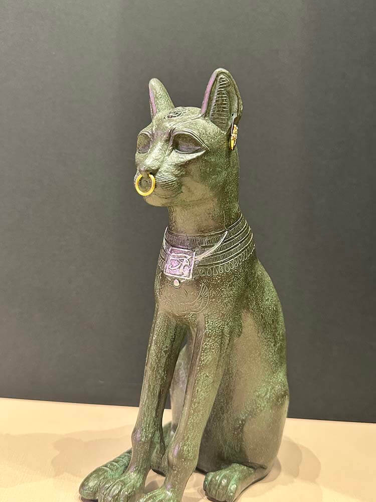 Ancient Egyptian Cat Goddess Bastet Statue 