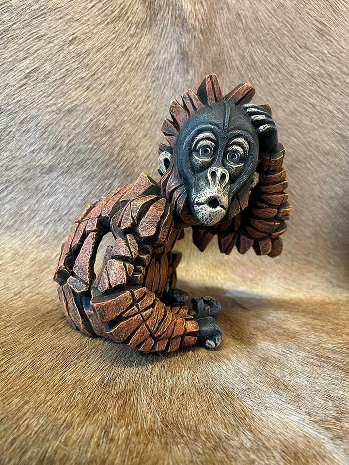 Edge Sculpture Baby Orangutan, Orangutan Baby figure