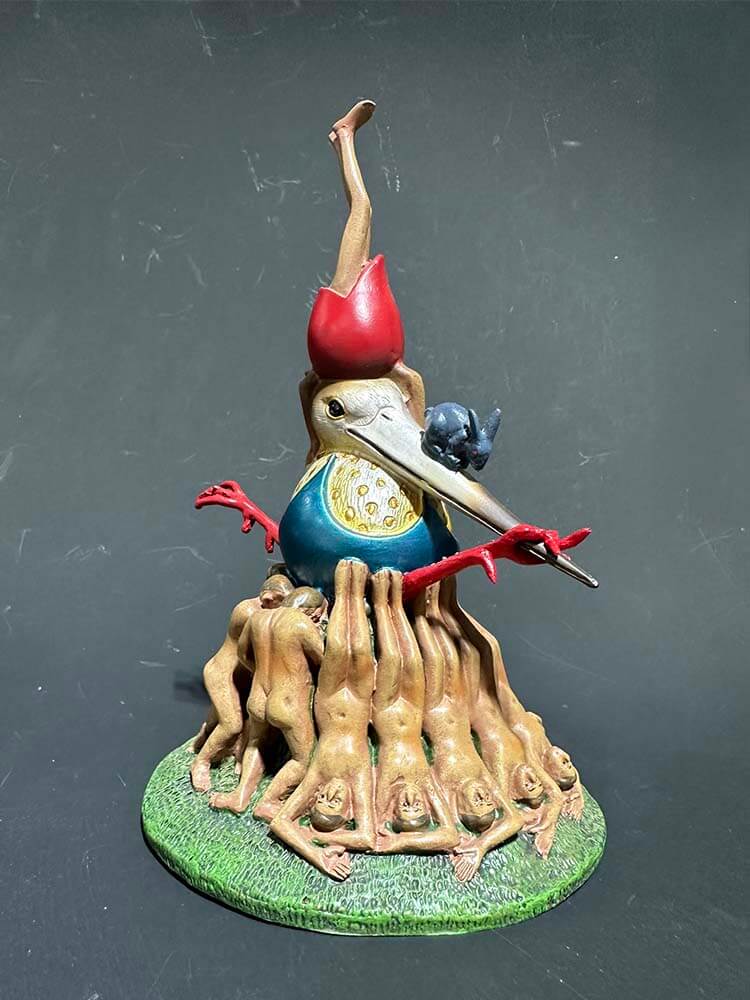 Bird in a blue egg  Hieronymus Bosch Decorative figure 