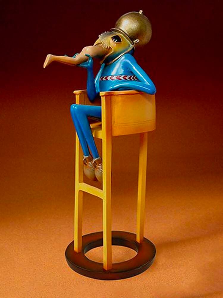 Museum replica statue from Hieronymus Bosch's Artwork, 'The Garden of Earthly Delights