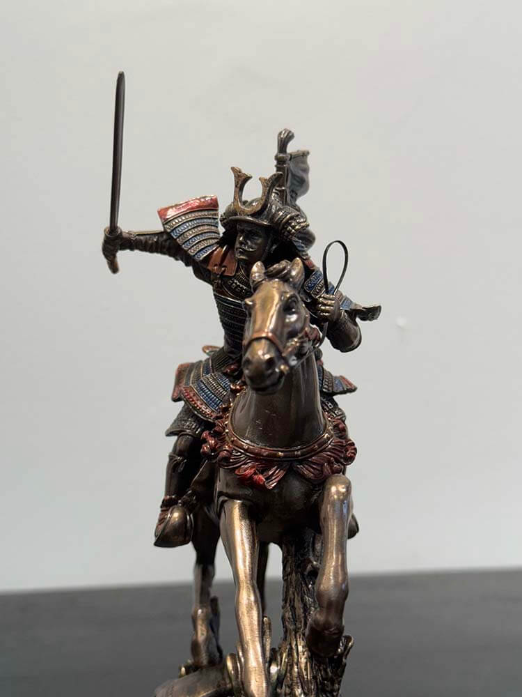Samurai Bronze Statue
