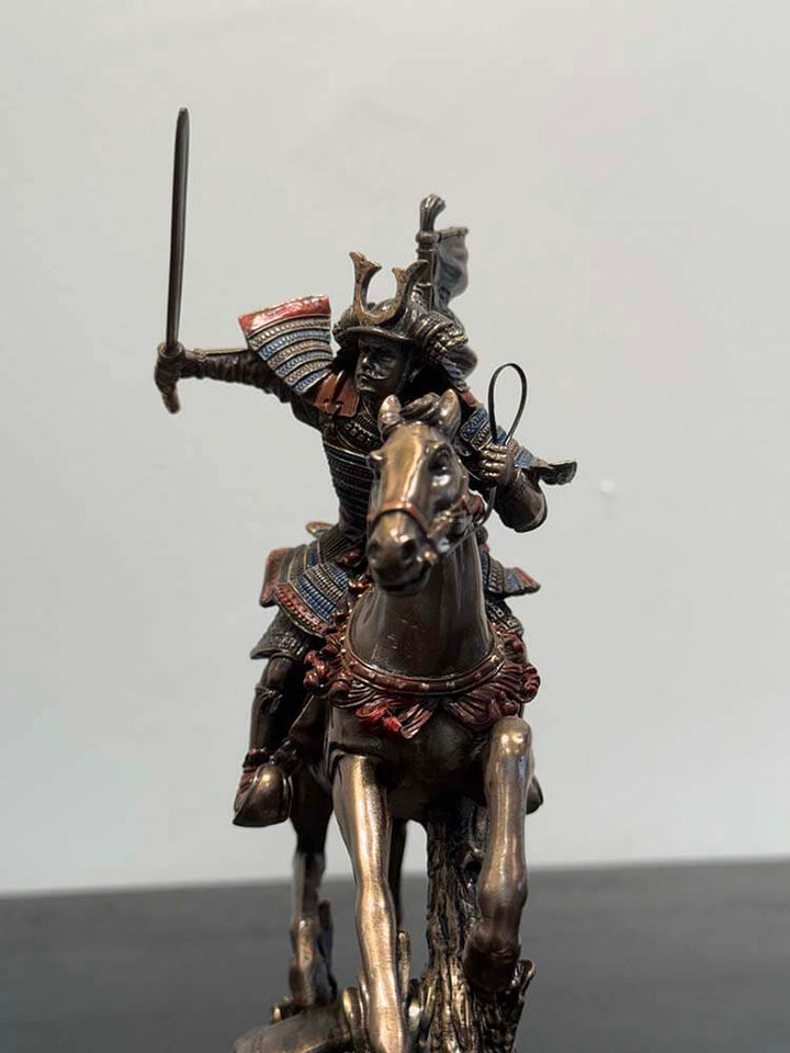 Samurai Bronze Statue
