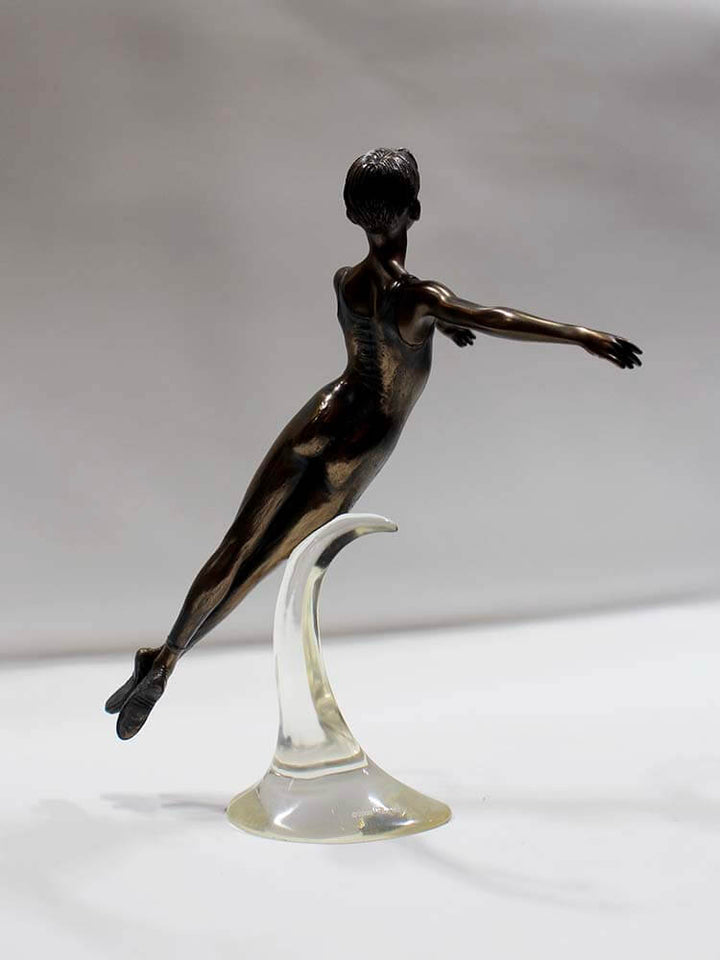 Bronze Male Ballet Dancer Statue – Swan Lake style