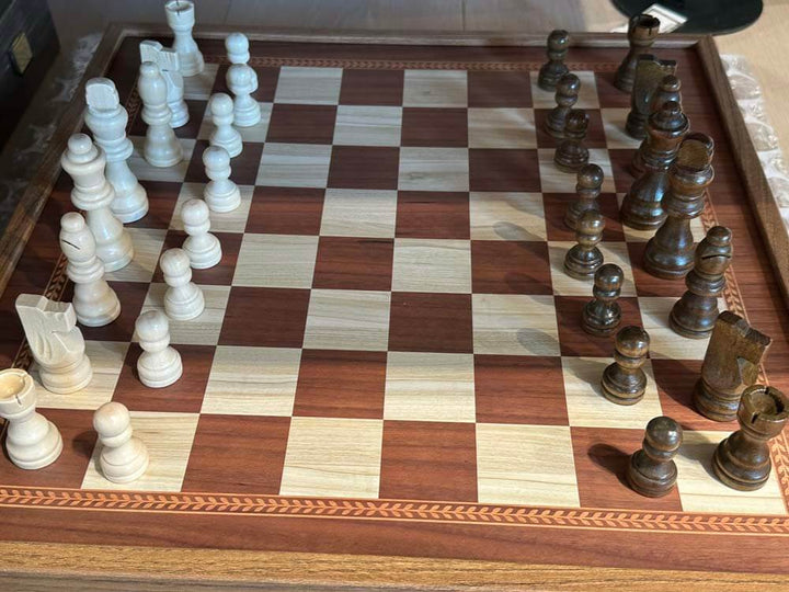 Classic Master Staunton Wooden Chess Set, 30cm