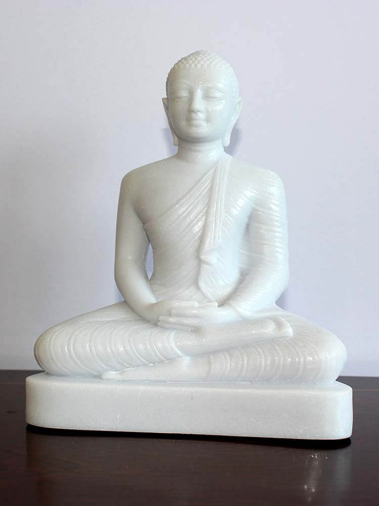 Buddha , White Buddha statue, Buddhist 