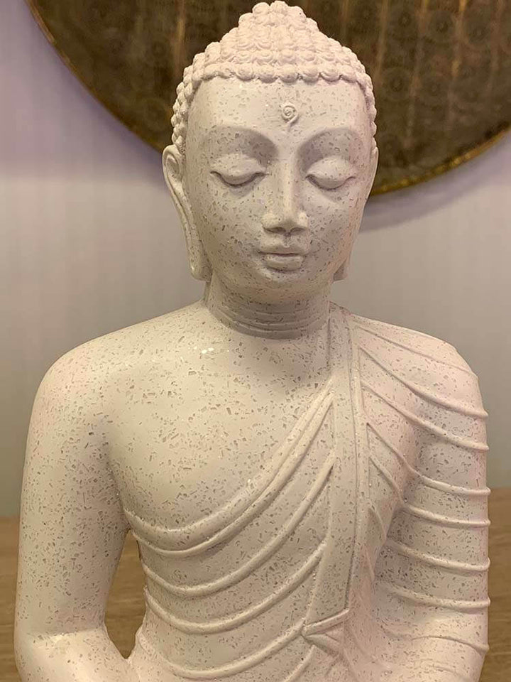 Large Buddha statue, White Buddha Sculpture, Buddha 