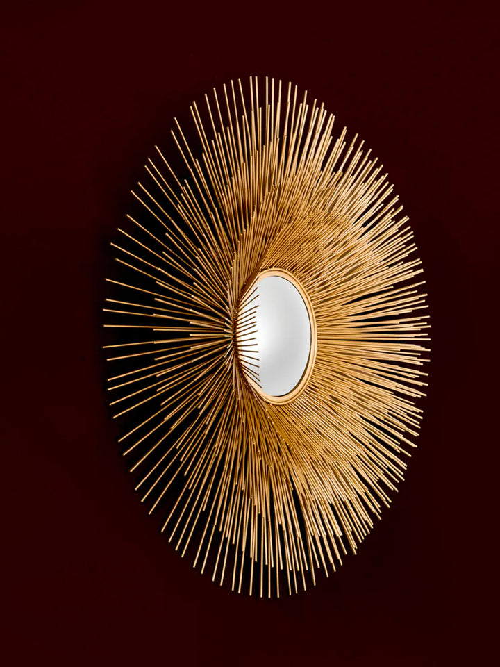 large Sun mirror, Sunburst wall mirror gold, gold mirror, large mirrors 