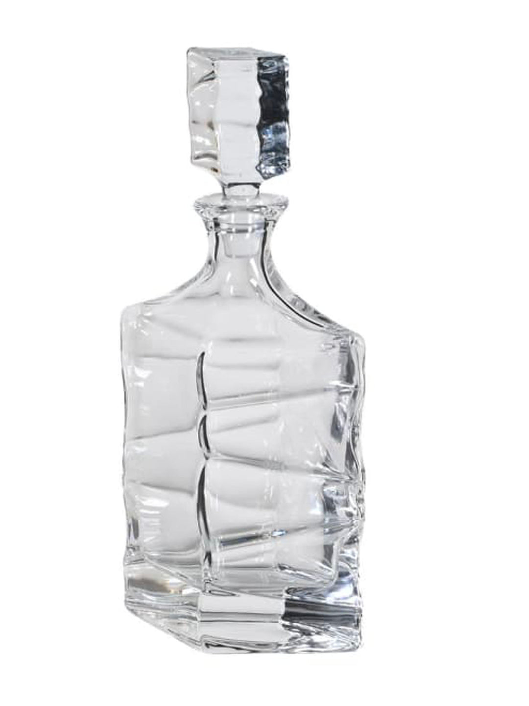 Decanter, Twist Effect Glass Decanter, 30cm