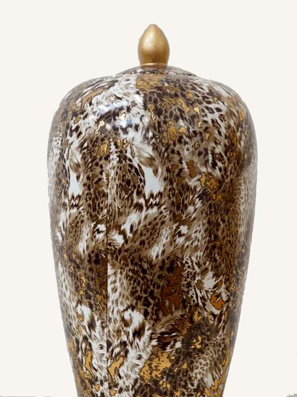Jar, Vase, Leopard print vase