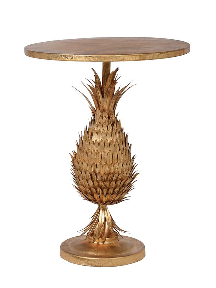Gold Pineapple Side Table