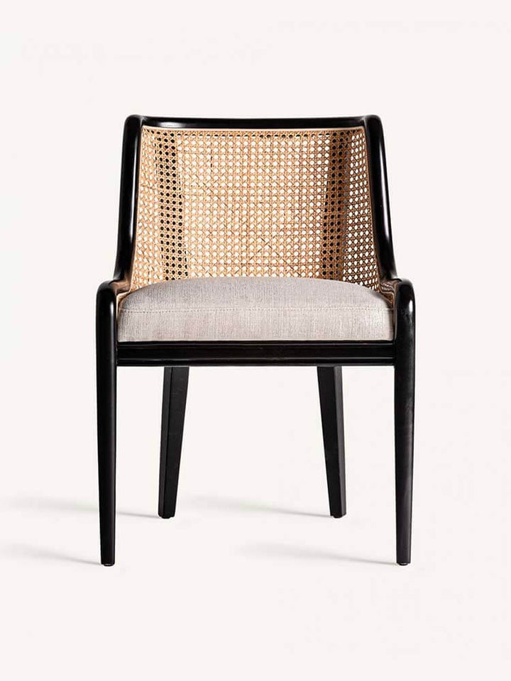 Colonial Style Rattan Chair, Designer dining chairs wood