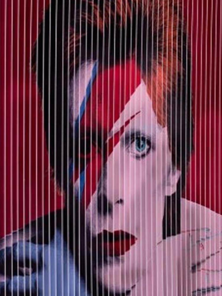 DAVID BOWIE, ZIGGY STARDUST, DAVID BOWIE WALL ART, The legendary British rock star in a flamboyant outfit