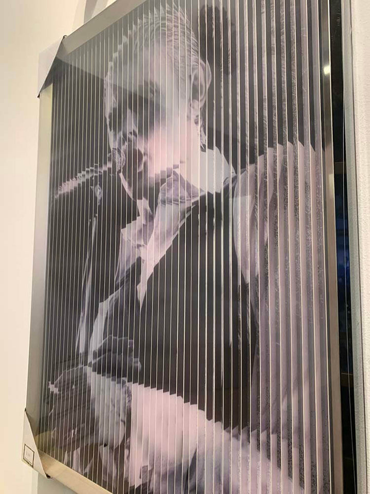 David Bowie framed print, singer Norman Carl Odam Wall Art