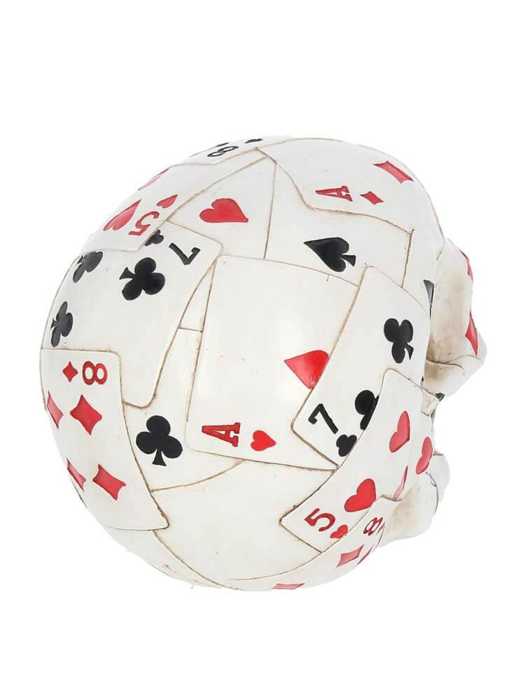 gothic skull poker hand