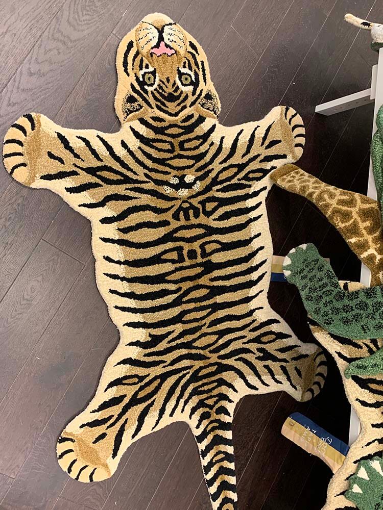 Doing Good Rug, Animal wool rugs, Tiger rug