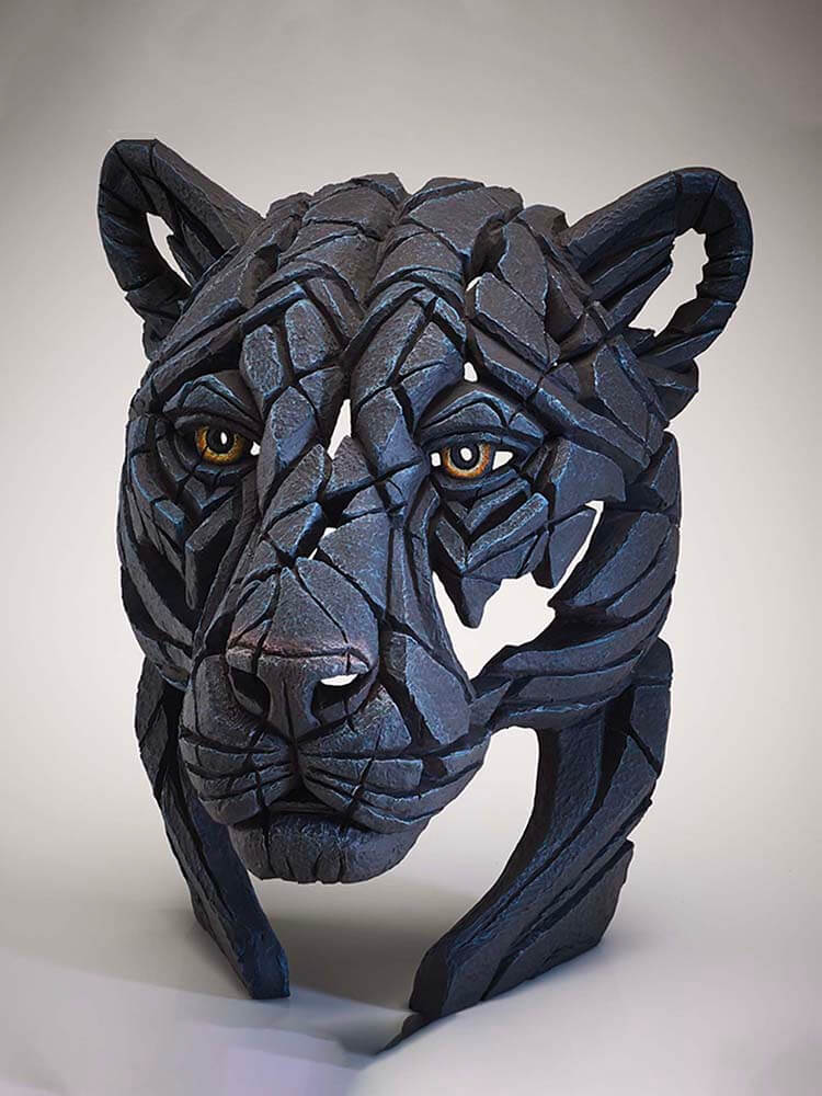 Edge Sculpture Panther Bust