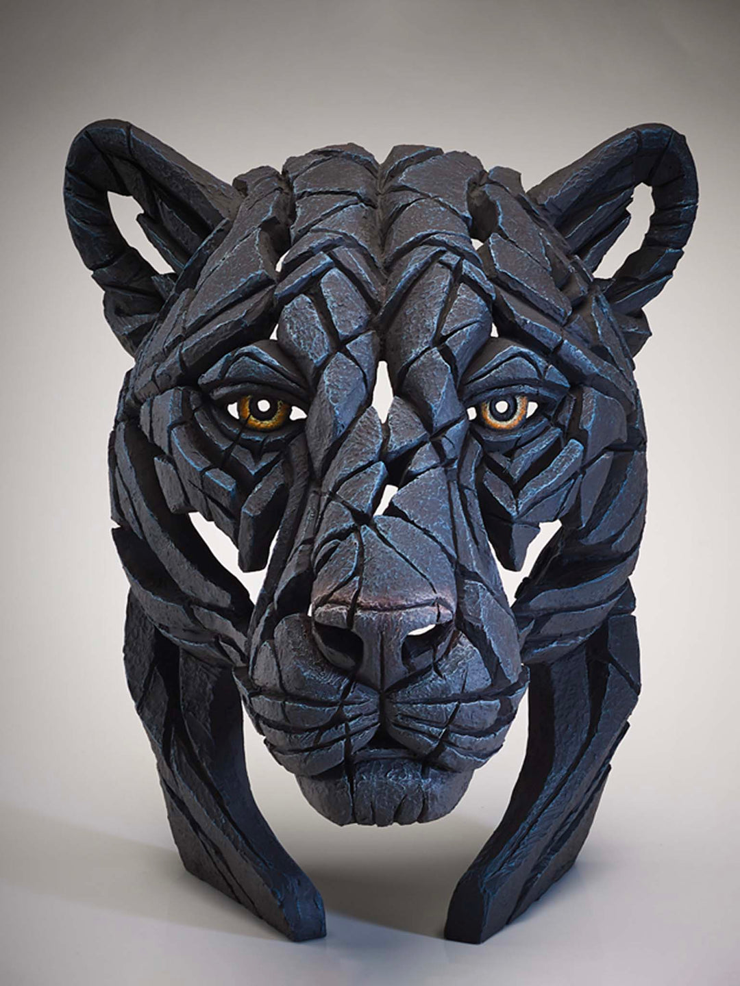 Edge Sculpture Panther Bust, Edge Sculpture, 38cm