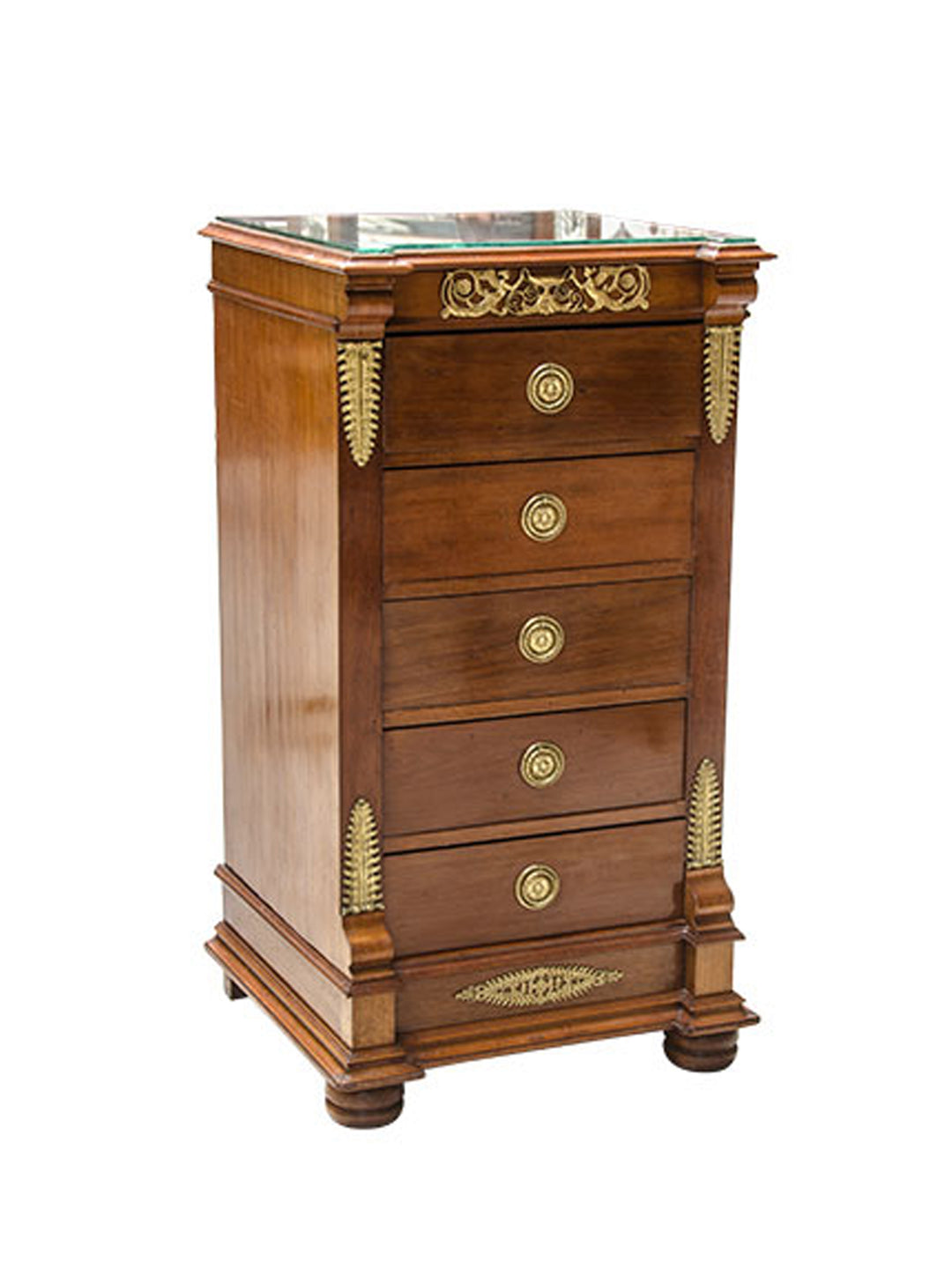 Antique Furniture, Empire Nightstand, Bedside Cabinet, 95cm