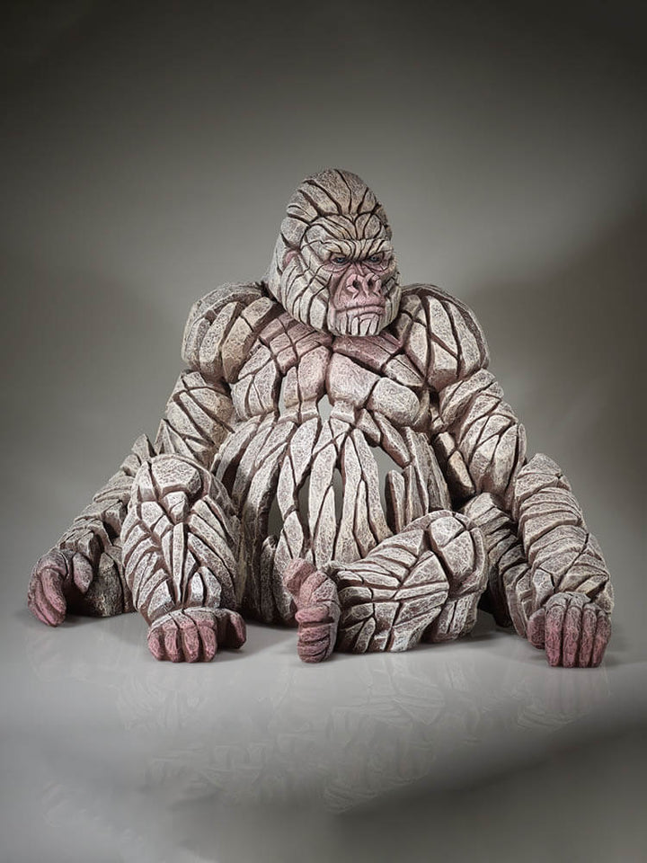 White Gorilla Large outdoor figure, Edge Sculpture 