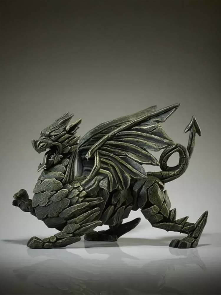 Edge Sculpture Dragon Figure, Green Dragons 