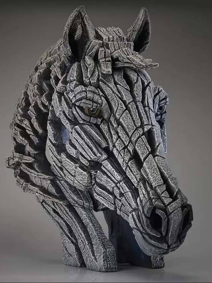 Horse Bust - White