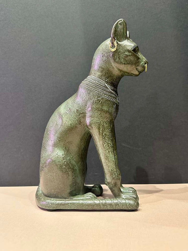 Ancient Egyptian gods and goddess statues, cat, The Dutch Hospital