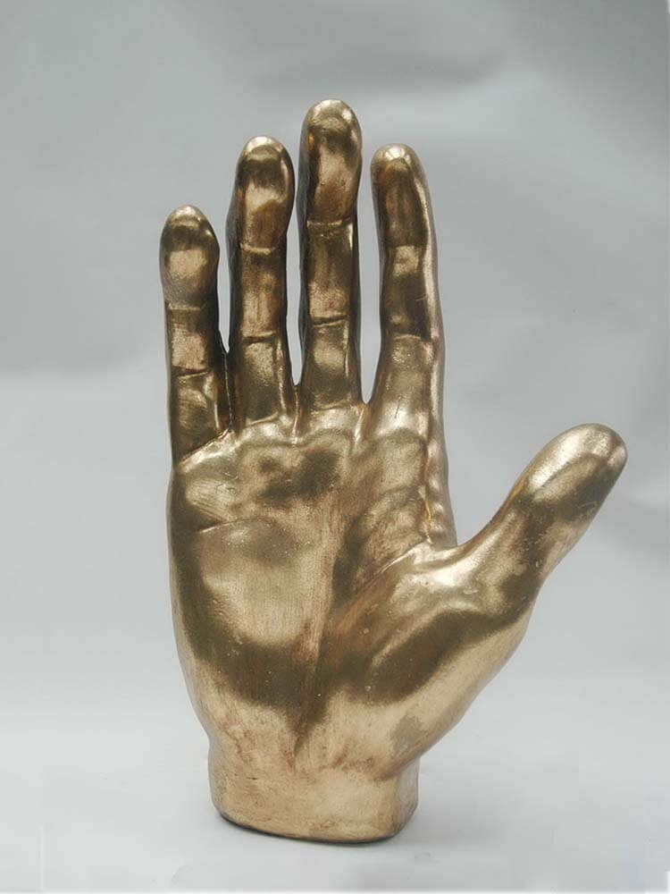 Extra Large Gold Hand Sculpture
