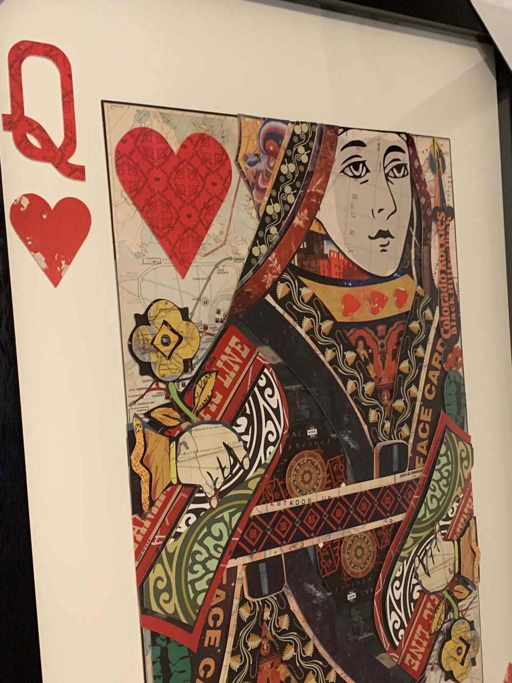 Queen of hearts wall art
