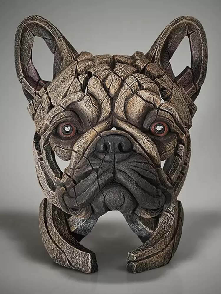 French Bulldog Bust - (Fawn)
