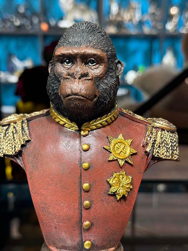 Gentlemen Gorilla in army uniforms 