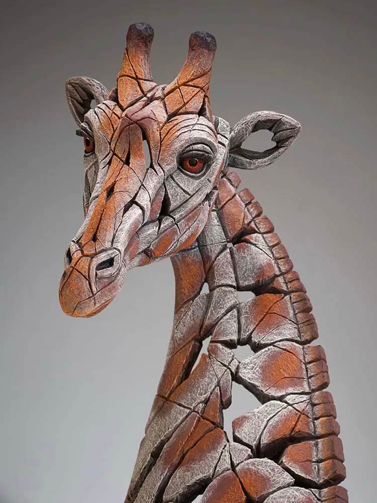 a giraffe head, outdoor animal head