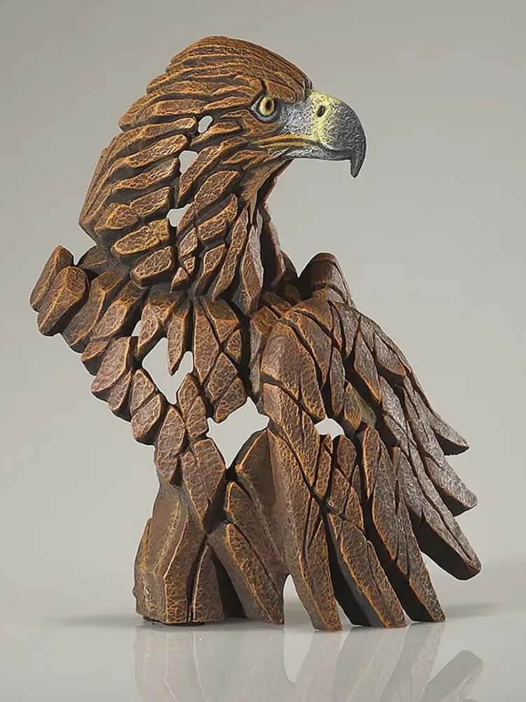 Golden Eagle Bust Miniature by Edge Sculpture