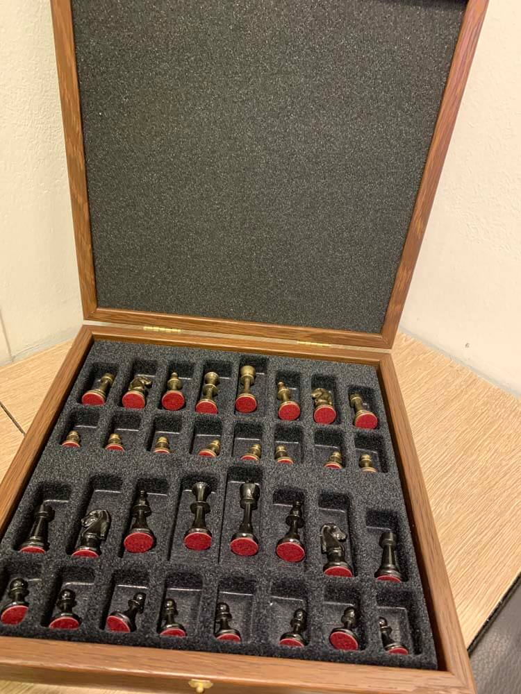 Classic Master Staunton Chess Set, Metal