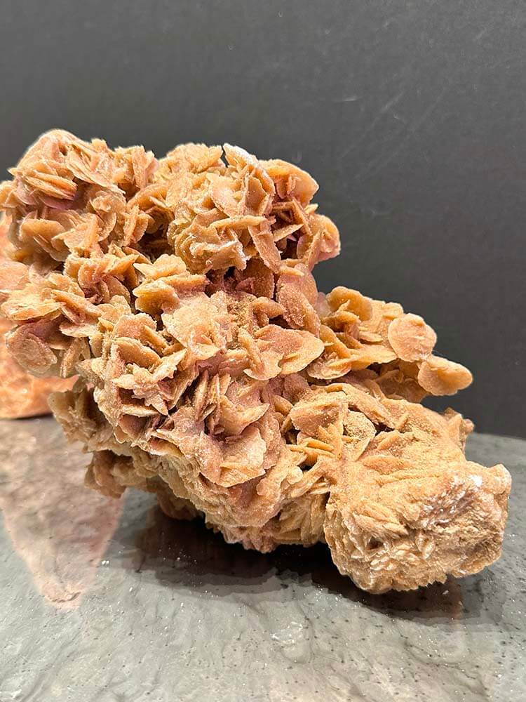 Gypsum-Desert Rose Selenite from Oujda, Morocco,  Rare Desert Rose Barite Gypsum Crystal  