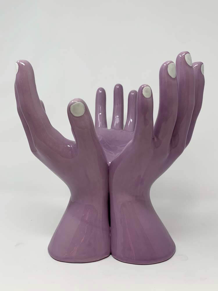 porcelain hand vase, handmade vase