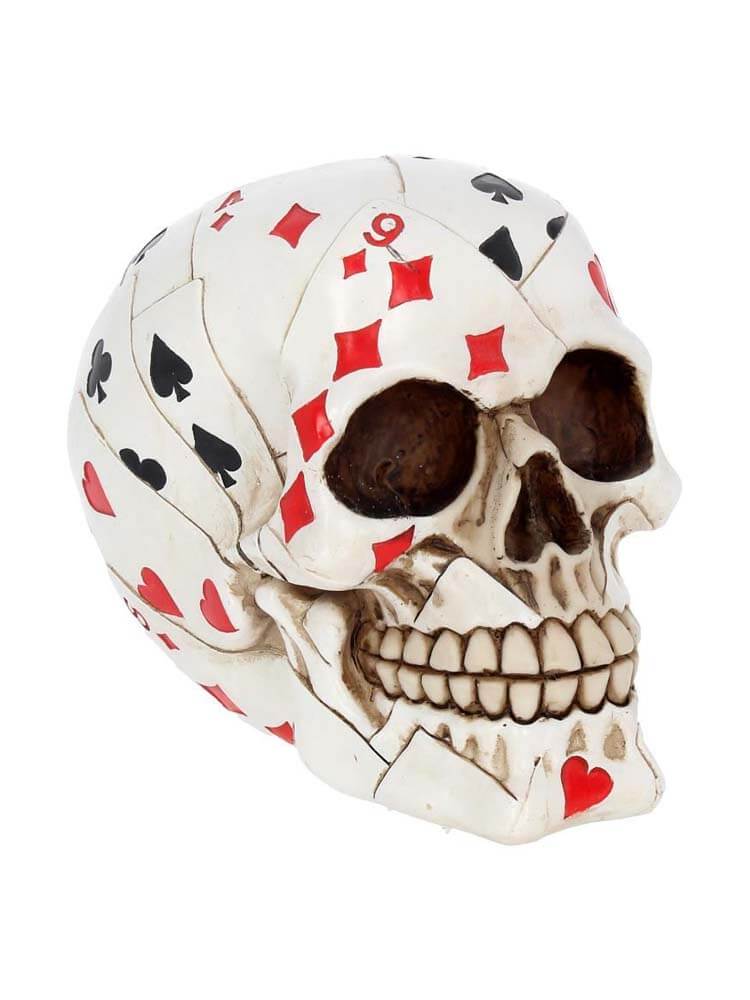 dead mans hand poker skull by The Dutch Hospital, International delivery from UK