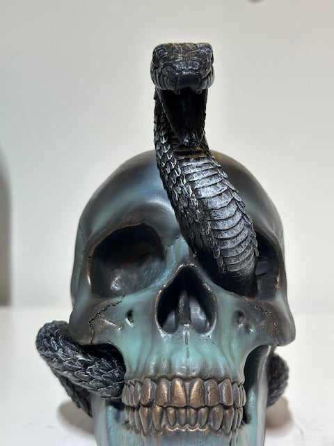 Gothic Snake Skull -Serpentine Fate