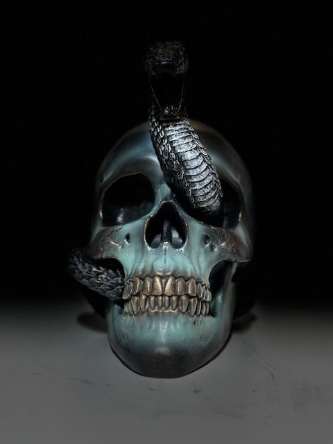 Gothic Snake Skull -Serpentine Fate