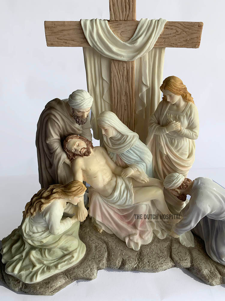 Jesus Removed From The Cross In Calvary  Sculpture