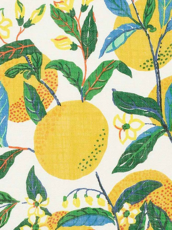 CITRUS GARDEN SHEER Primary Colour Lemon textile 
