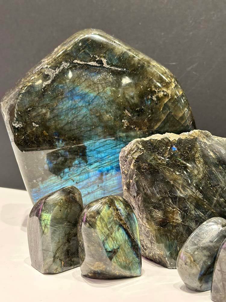 labradorite stone various 
