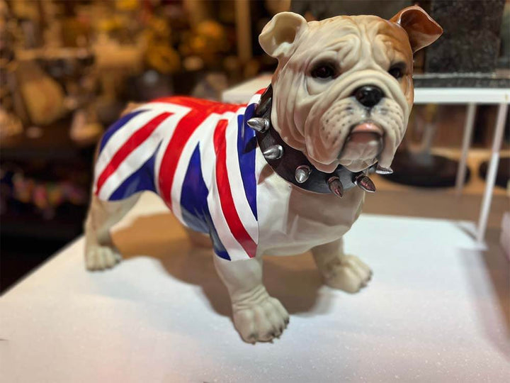 Standing British Bulldog Sculpture
