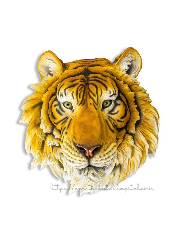 Tiger head wall decoration, Faux Tiger Head decor