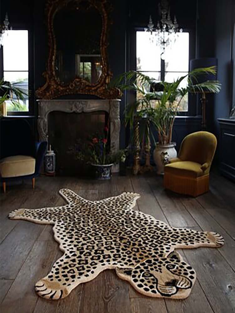 Leopard Rug, Hand Tufted Wool Rug, Doing Good Rugs