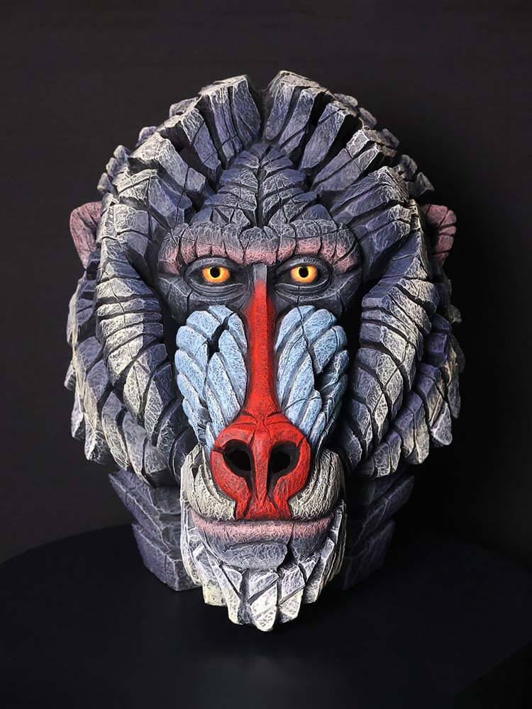 Disney's The Lion King, Rafiki a Mandrill Sculpture, Edge Sculpture, Animal bust 