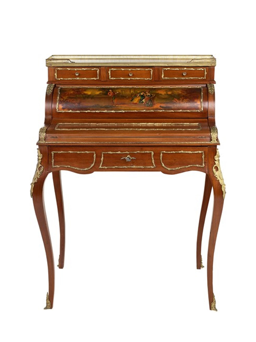 Antique Desk, Louis XV Desk, 105cm