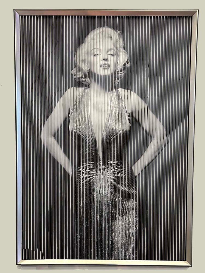 Marilyn Monroe Wall Art, Marilyn Monroe Monogram, Large Marilyn Monroe Art